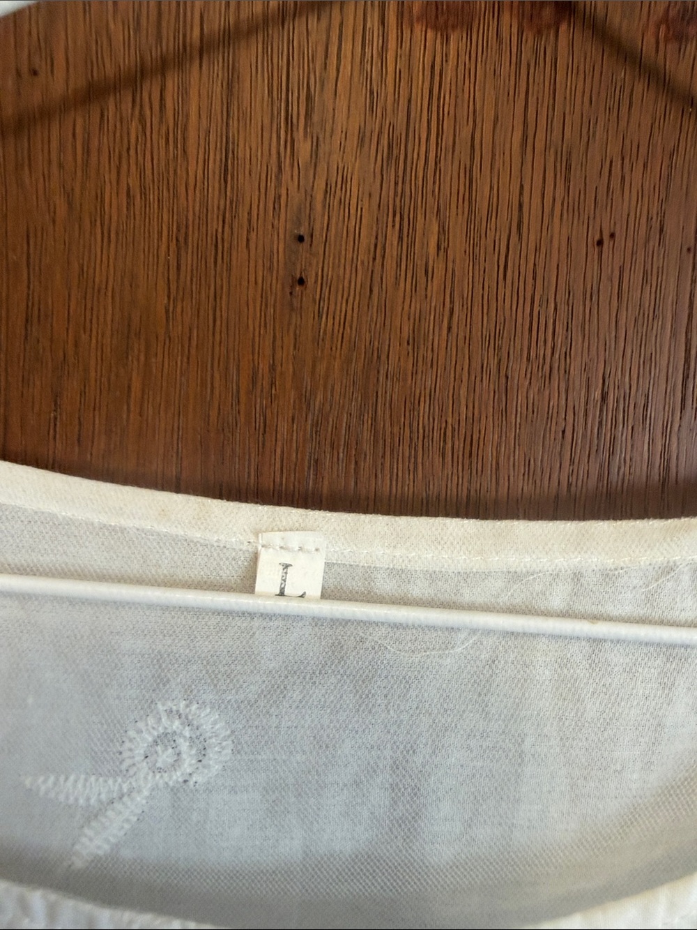 Women's White Lace-Trim Peasant Tunic Blouse - Picture 6 of 8